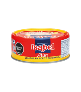 ATUN ISABEL ACEITE LATA 142 GRAMOS