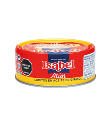 ATUN ISABEL ACEITE LATA 142 GRAMOS