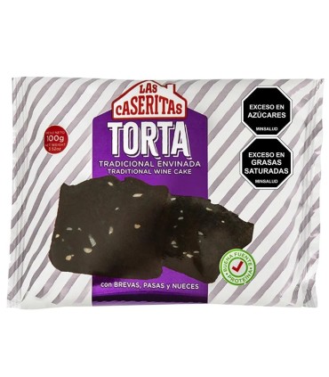 TORTA LAS CASERITAS PORCIONx100 GRAMOS