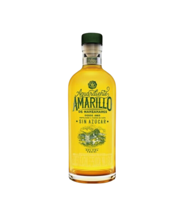 AGUARDIENTE AMARILLO DE MANZANARES 24° BOTELLA X 750ML