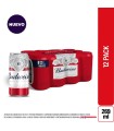 CERVEZA BUDWEISER 12 UNIDADES LATAx269 MILILITROS