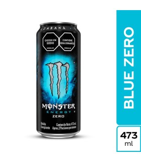 BEBIDA ENERG MONSTER BLUEZERO LATA 473 MILILITRO