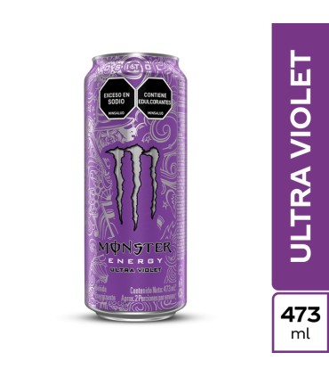 BEBIDA ENERG MONSTER VIOLET LATA 475 MILILITRO