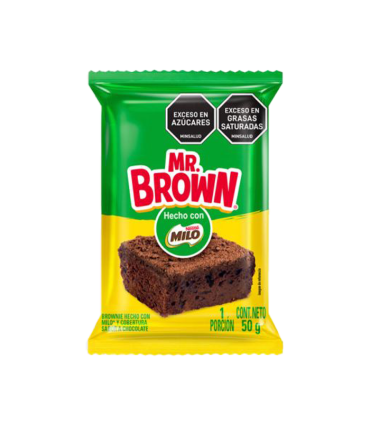 BROWNIE MR BROWN CON MILO X 50GR