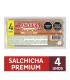 SALCHICHA RANCHERA ZENU PREMIUM 4U x 131GR