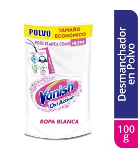 DESMANCHADOR VANISH BLANCO POLVO X 100GR