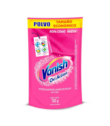 DESMANCHADOR VANISH ROSA POLVO X 100GR