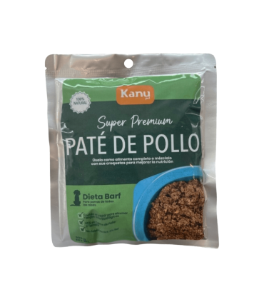 PATE DE POLLO KANU PERROS DOYPACK x 300GR