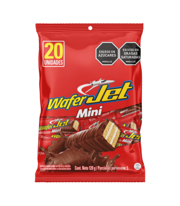 CHOCOLATINA JET MINIWAFER x 20UDS