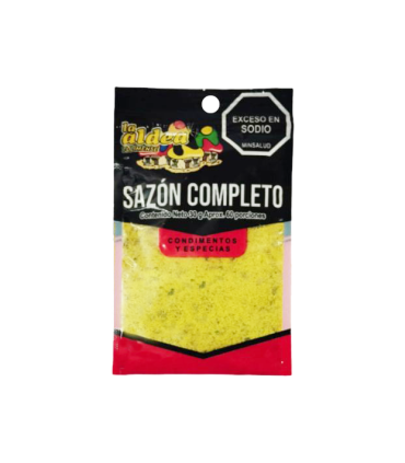 SAZON COMPLETO LA ALDEA ZIPPER x 30GR