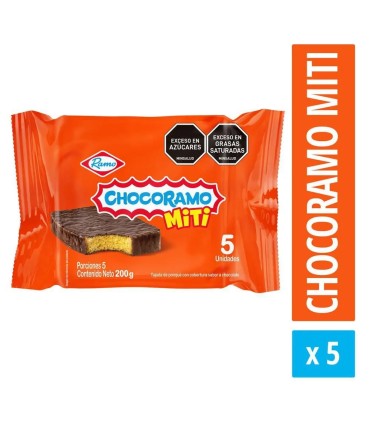 PONQUE CHOCORAMO MITI PACK5 UNIDADx200 GRAMOS