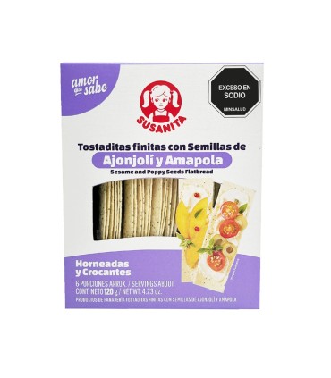 TOSTADITAS SUSANITA FINITAS SEMILx120G