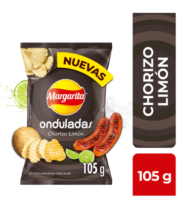 PAPA MARGARITA CHORIZO LIMON PQ105 GRAMOS