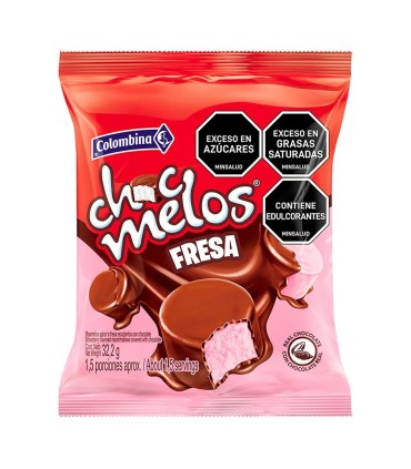 CHOCMELOS COLOMBINA FRESA x32,2 GRAMOS