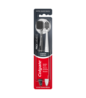 CEPILLO COLGATE PRO-CUIDADO CHARCOALx2 UNIDADES