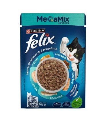 FELIX PURINA MEGAMIX DOYPACK X 85 GRAMO