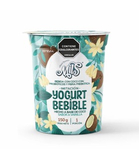 YOGURT SIN LACTEOS RICO VAINILLA MILS VASOx150GRAMOS