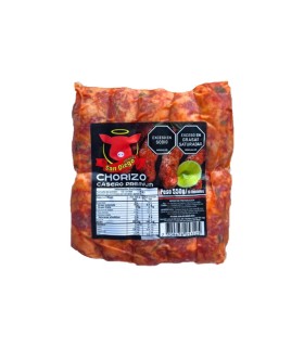 CHORIZO CASERO SAN DIEGO PAQUETE x 500 GRAMOS x 10 UNIDADES
