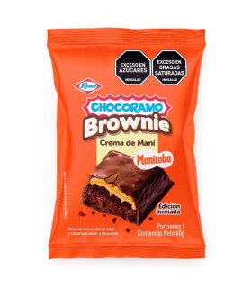 BROWNIE CHOCORAMO CREMA DE MANI PAQUETE X 60 GRAMOS