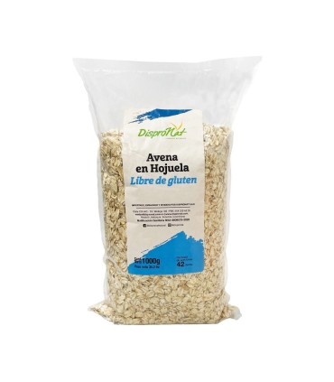 AVENA HOJUELAS DISPRONAT SIN GLUTEN BOLSA x 1000 GRAMOS