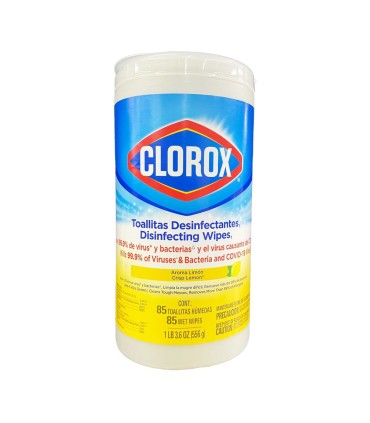 TOALLITAS DESINFECTANTES CLOROX x556 GRAMOS