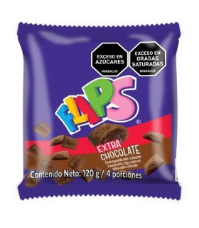 CEREAL FLIPS CHOCOLATE  BOLSA 120 GRAMOS