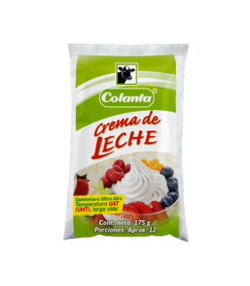 CREMA DE LECHE COLANTA BOLSA X 175GR