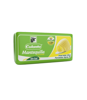MANTEQUILLA COLANTA SIN SAL X 125GR