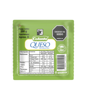 QUESO COLANTA BLANCO X 250GR