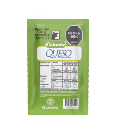 QUESO COLANTA BLANCO X 500GR
