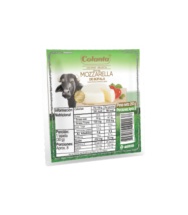 QUESO COLANTA MOZARELLA DE BUFALA x 250GR
