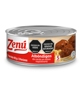 ALBONDIGAS ZENU LATA 162 GRAMOS