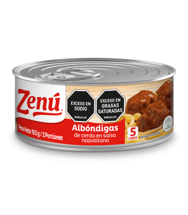 ALBONDIGAS ZENU LATA 162 GRAMOS