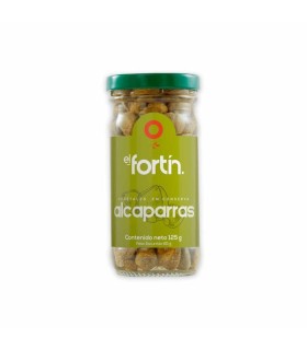 ALCAPARRA EN VINAGRE EL FORTIN  FRASCO 125GxUN