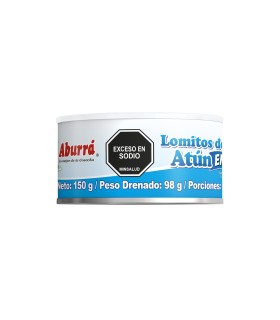 ATUN ABURRA LOMO EN AGUA LATA 150 GRAMOS