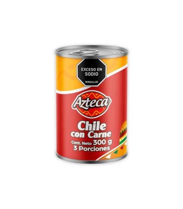 CHILE CON CARNE AZTECA LATA 300 GRAMOS