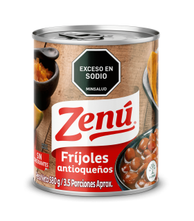 FRIJOLES ANTIOQUEÑOZENU TOCINO LATA 580G
