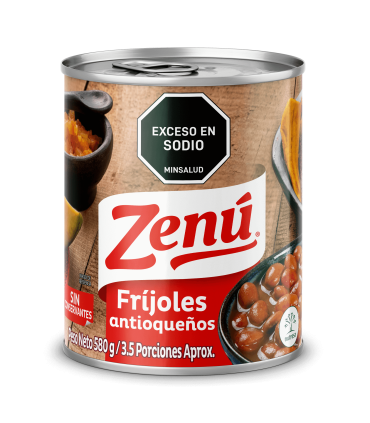FRIJOLES ANTIOQUEÑOZENU TOCINO LATA 580G