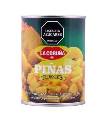 PINA EN RODAJA LA CORUNA LATA 565G