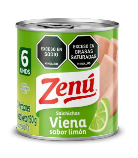 SALCHICHA VIENA LIMON ZENU LATA 150G