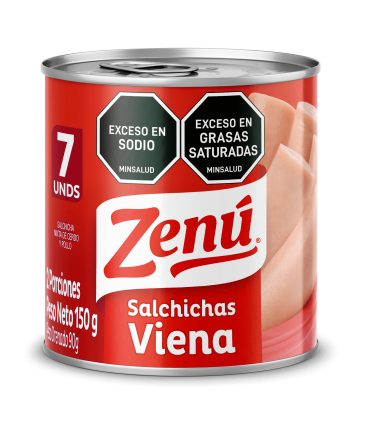 SALCHICHA VIENA ZENU LATA 150G