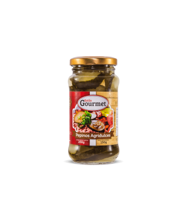 PEPINO AGRIDULCE ESTILO GOURMET  FRASCO 250 GRAMOS