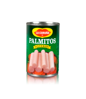 PALMITOS LA CORUNA  FRASCO 400 GRAMOS