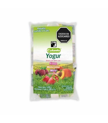 YOGUR COLANTA 6U x 190GR