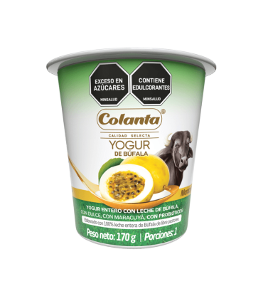 YOGUR DE BUFALA MARACUYA COLANTA X 170GR
