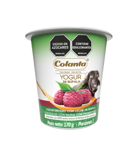 YOGUR DE BUFALA MORA COLANTA X 170GR