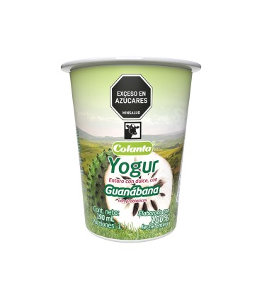 YOGURT CON GUANABANA COLANTA X 200GR