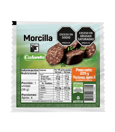 MORCILLA COLANTA X 225GR