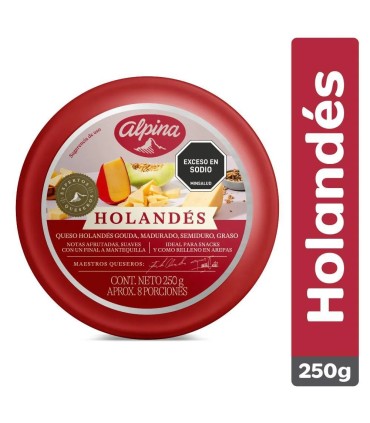 QUESO ALPINA HOLANDES X 250GR