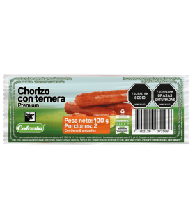 CHORIZO COLANTA TERNERA X 100GR